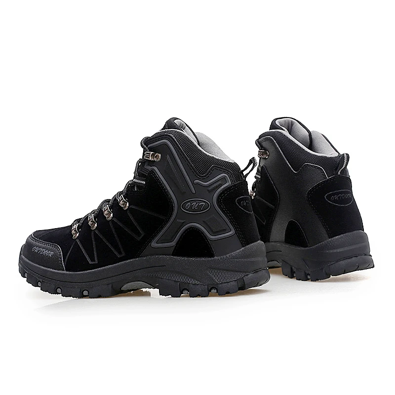 2018 Fashion Men Snow Boots Super Warm Suede Leather Plush Ankle boots Work Shoes Men's Outdoor Winter shoes nx5 | Обувь