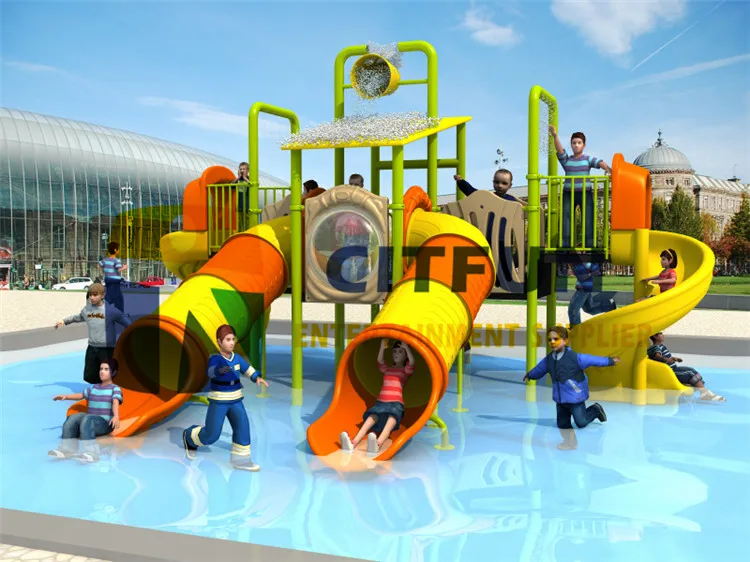 Сертифицированный CE аквапарк открытая площадка для горки бассейн плавания на