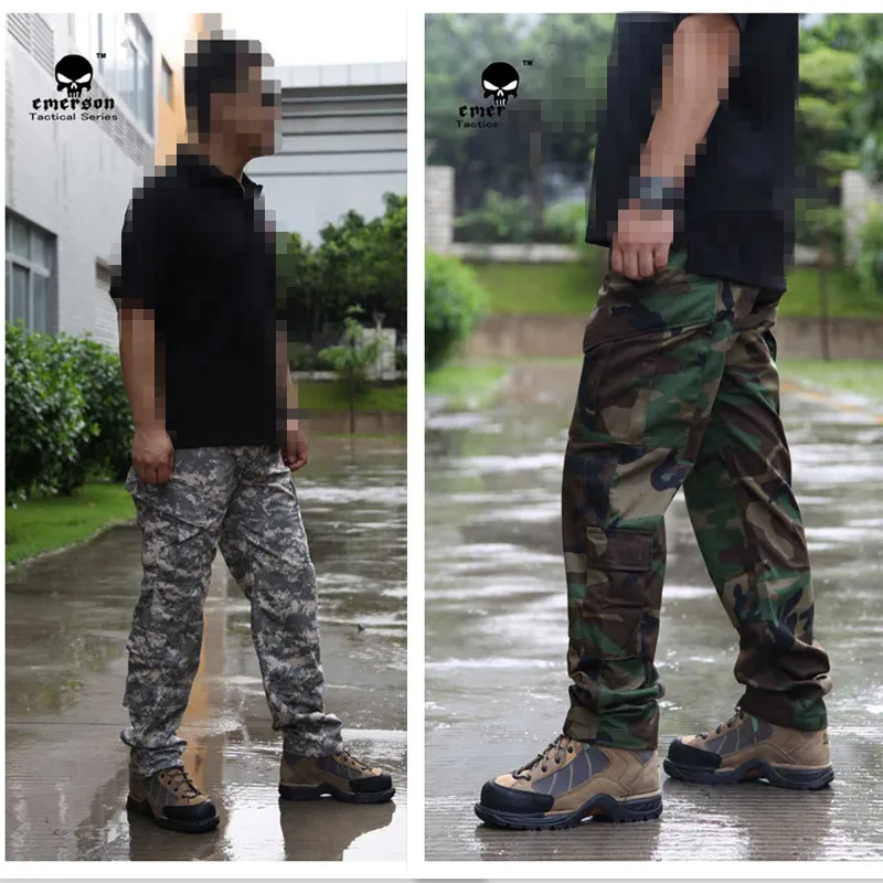 Брюки Emerson BDU военные тактические брюки для леса/ACU acu EM8523/EM8524|emerson woodland pants|acu