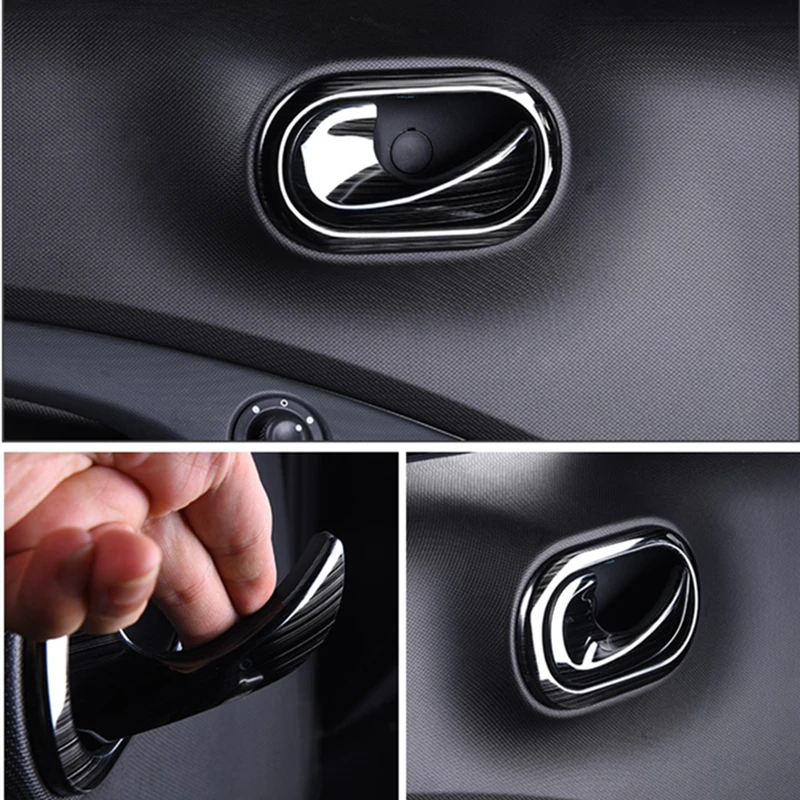 2 шт. нержавеющая сталь внутренняя дверь чаша крышка для нового smart fortwo forfour 453