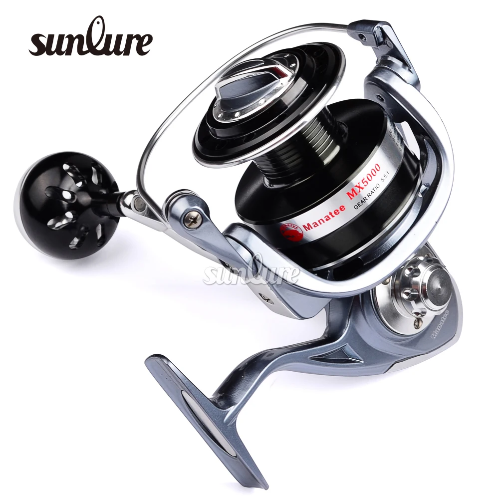 Sunlure Full Metal Рыболовная Катушка Океан Рыболовное судно Алюминий + Нержавеющая