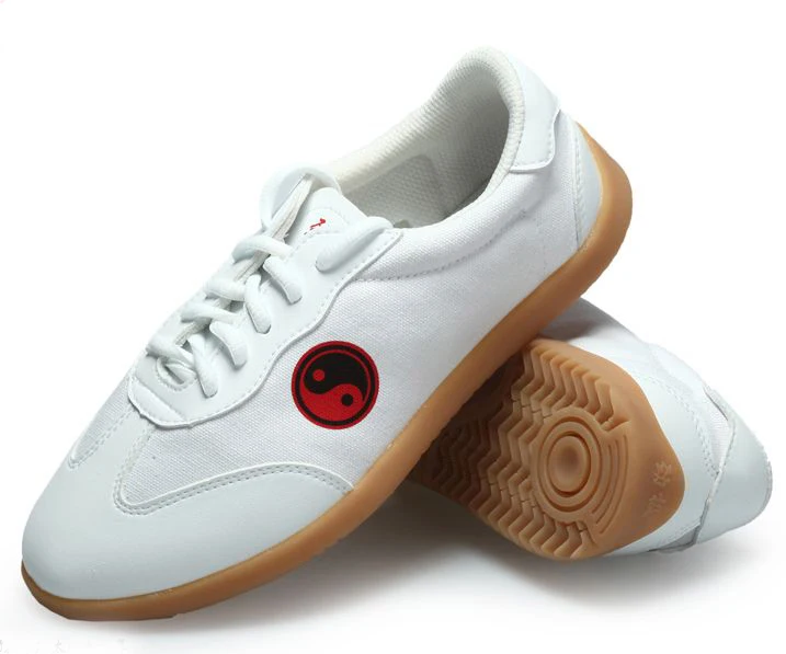 Обувь для тренировок в стиле унисекс Тай Чи шаолин кунг фу Белая обувь на лето