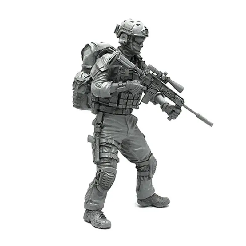 Dongzhur 1/35 Современная американская армейская Красивая полимерная солдатская модель Миниатюрные домашние декоративные изделия ручной работы фигурки из смолы Ah-01