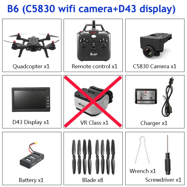 MJX Bugs 6 B6 Дрон 7 4 кв бесщеточный двигатель Профессиональный с камерой HD 1300 в 2 мАч