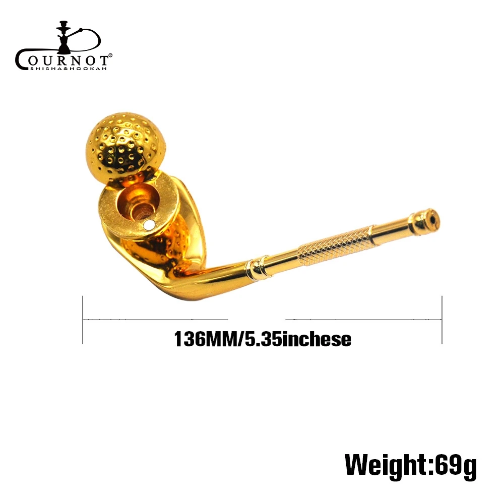 COURNOT Jamaican Style Metal Herb Pipes 136MM Creative Transformation Aluminum Mini Tobacco Smoking Pipe Tube Accessories | Дом и сад