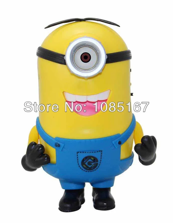 Free Shipping Portable DESPICABLE ME 2 Mini Speaker Amplifier Micro SD TF Card USB Disk Computer Minions with FM Radio | Электроника