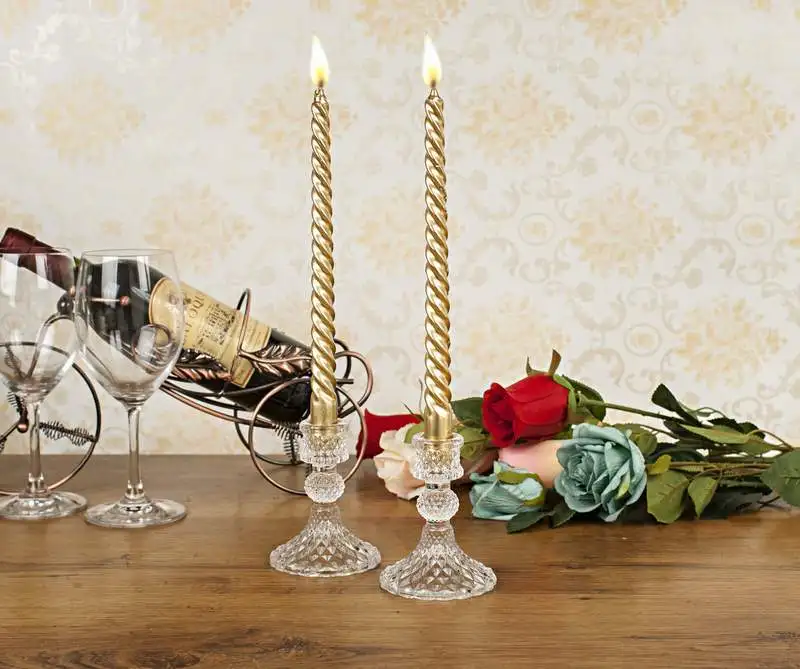 Свадебный канделябр стеклянный подсвечник свадебное украшение | Дом и сад