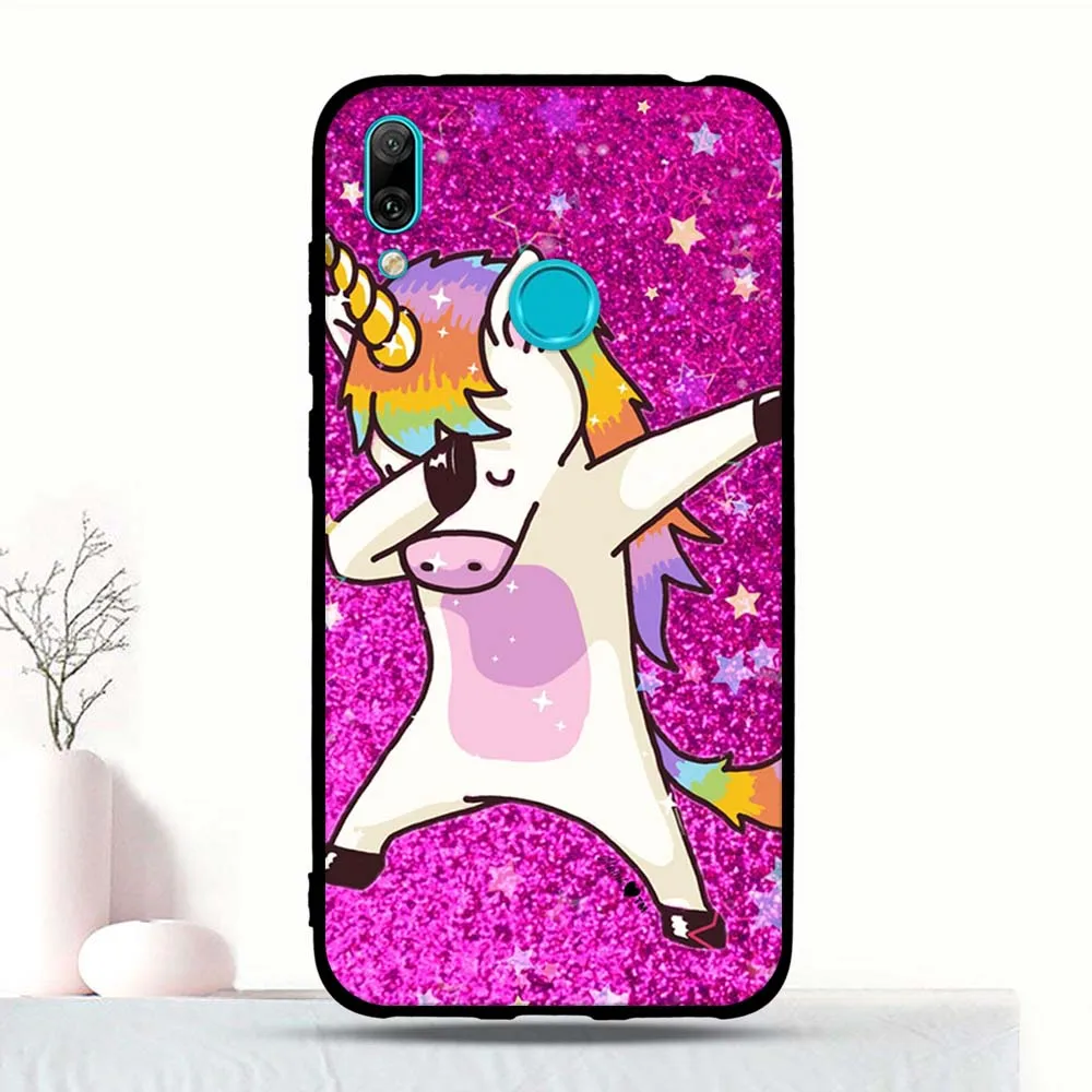 Для huawei Y7 Y7 Prime Y7 Pro чехол силиконовый для huawei Enjoy 9 мультяшный 3D принт Funda бампер чехол 6,2" чехол для телефона - Цвет: 36