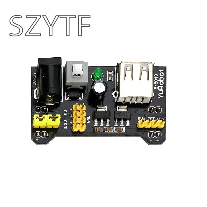 MB102 макетная плата модуль питания 3 V 5V Для Arduino Solderless хлебная регулятор напряжения