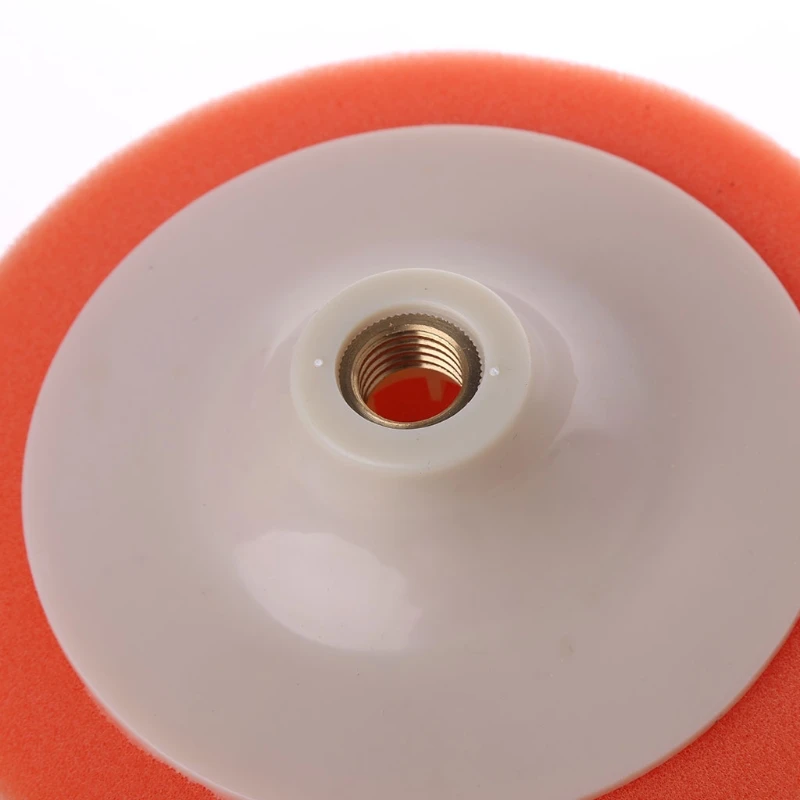 

6 Inch 15cm Auto Car Polishing Buffing Polishing Pad Sponge Wheel Waxing Orange