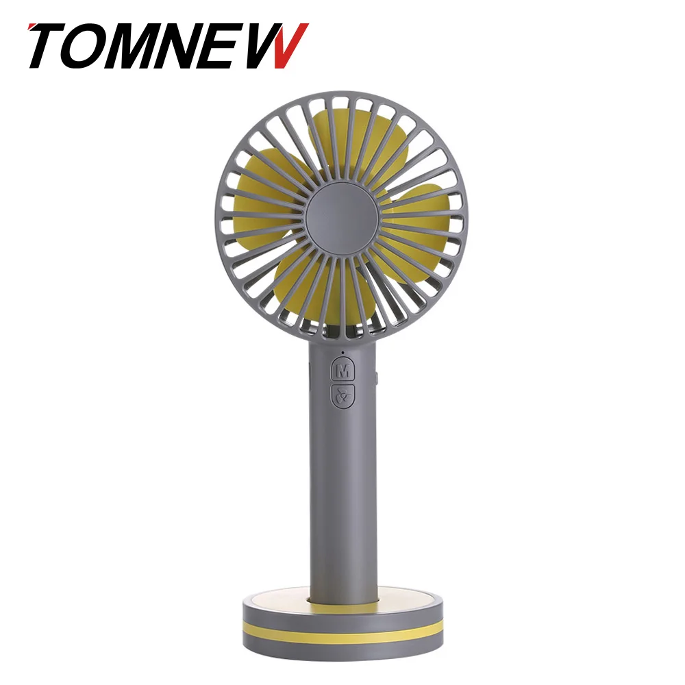TOMNEW Портативный USB мини вентилятор портативный 2000mA стол 3 скорости Marcarons Handy с