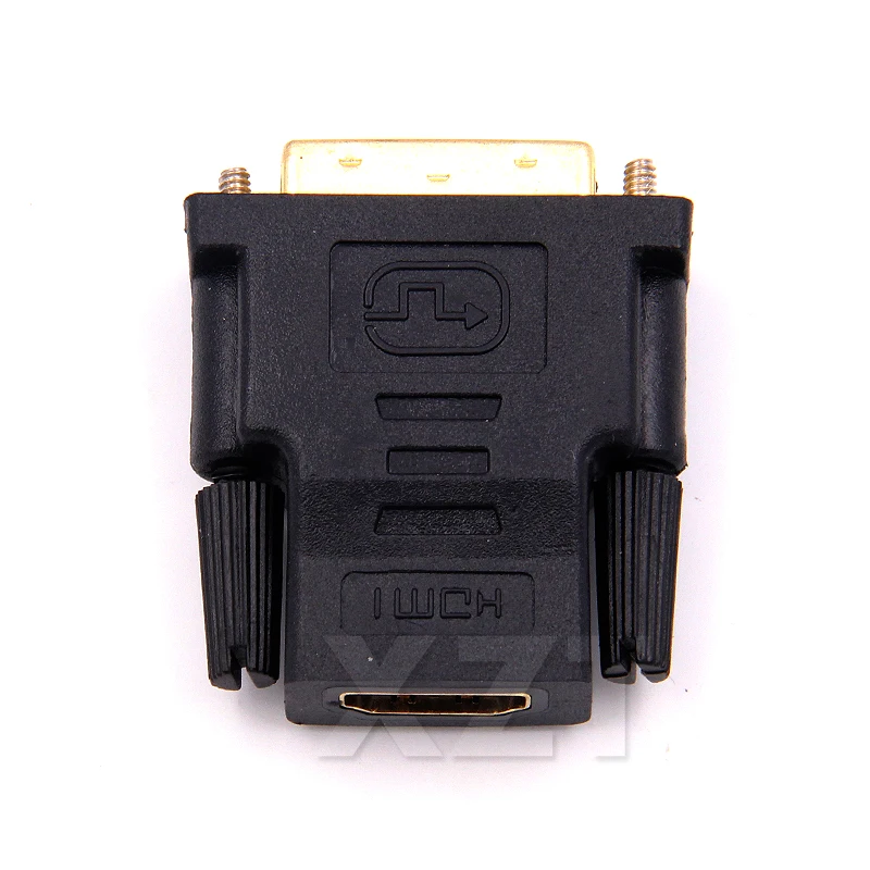 50 шт. DVI 24 + 1 штекер HDMI гнездо адаптер конвертер позолоченный к преобразователь 1080P