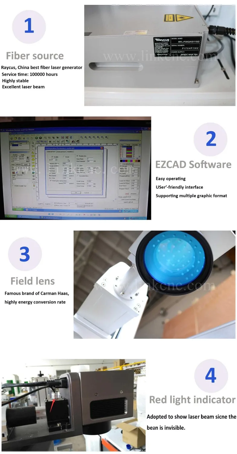 Laser 20W 30W 50W Portable Fiber Marking Machine Price For Metal Glass Plastic | Инструменты