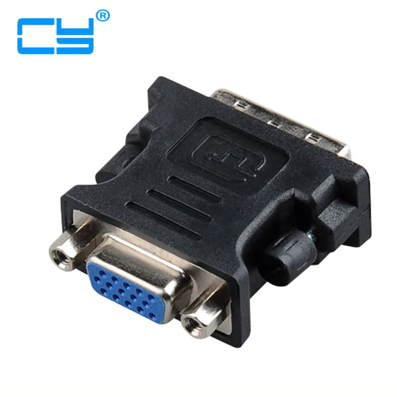 Адаптер DVI 24 + 5 Male к RGB VGA Female конвертер для монитора и компьютерной видеокарты|dvi