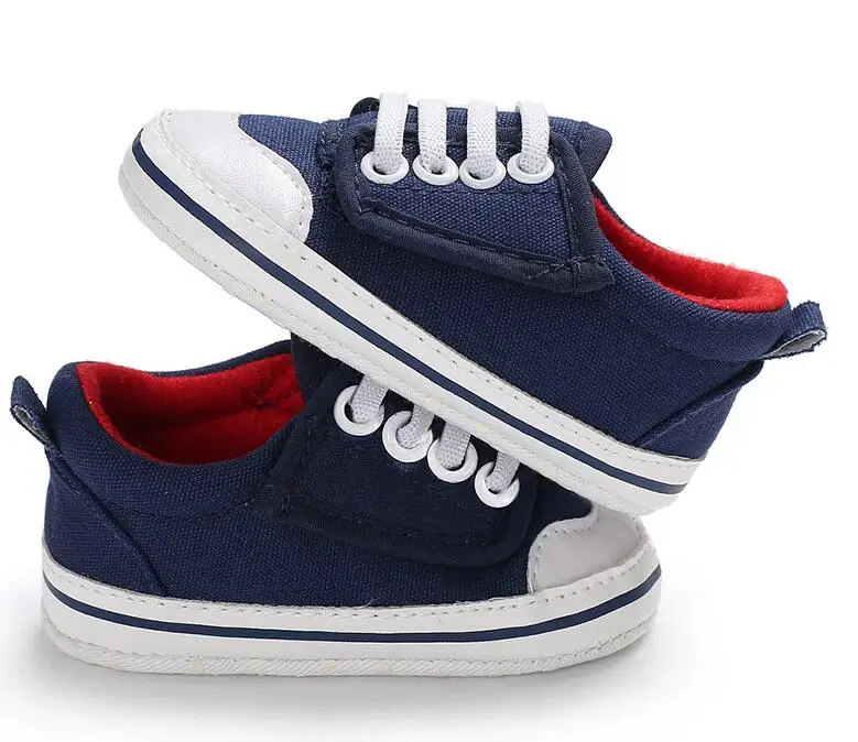 

New Baby Shoes First Walkers for Boys Girls Sneakers Jeans Canvas Child Shoes Soft Sole 4 Color Toddler Crib Shoes 0-18 M