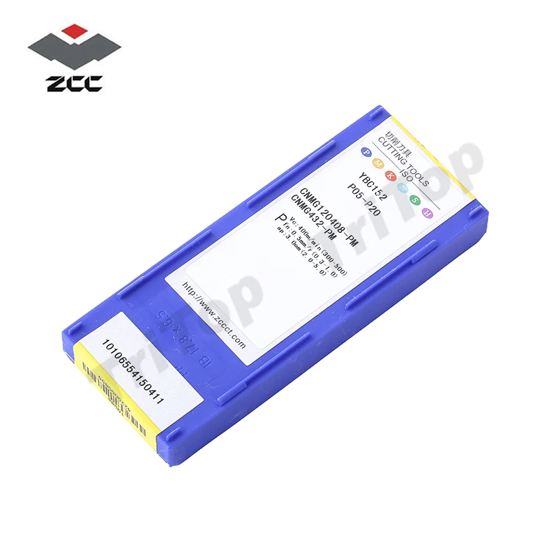

ZCC.CT YBC152 CNMG120408-PM for steel semi-finishing turning inserts plate cnc lathe cutting tool CNMG432 FREE SHIPPING