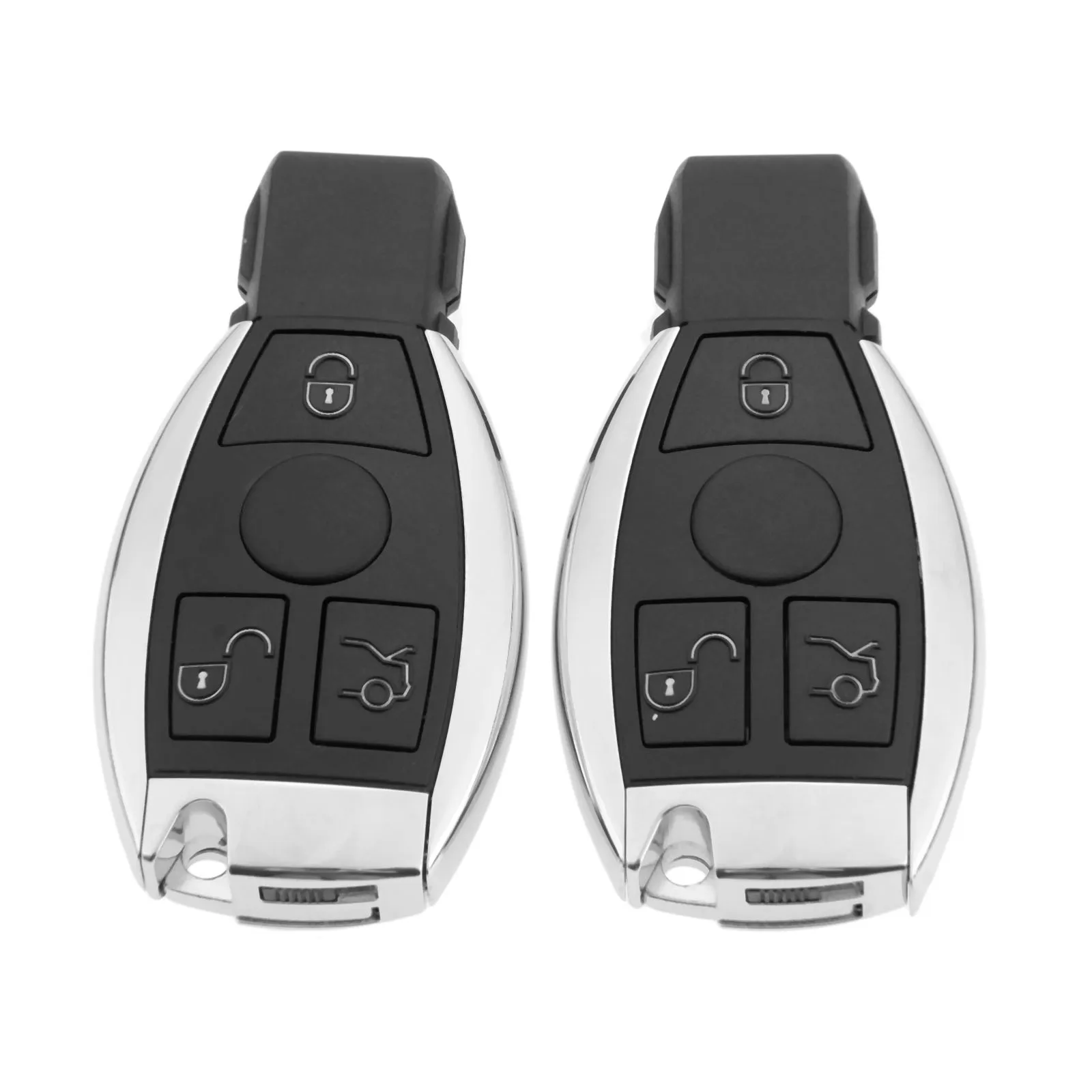 Смарт-ключ без ключа Yetaha 2 шт. с чипом BGA для Mercedes-Benz A E S G CLK SLK ML класс 3 кнопки 433 МГц