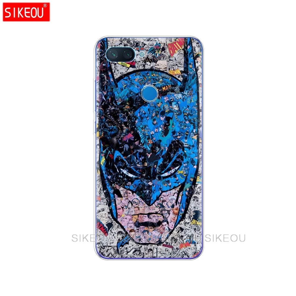51733 Силиконовый чехол для Xiaomi Mi 8 LITE, чехол 6,26 дюйма, мягкий чехол для Xiaomi Mi 8 lite funda full 360, защитная Противоударная сумка - Цвет: 51733