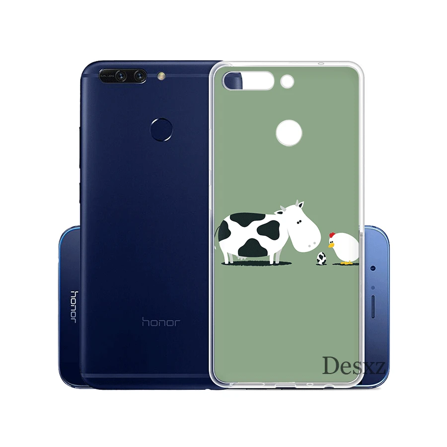 Чехол для телефона Aninal Hippo Cow Huawei Y5 Y6 Y7 II 2017 2018 Prime защитный чехол | Мобильные