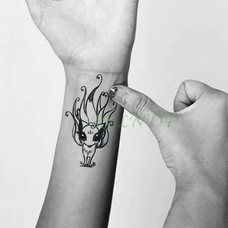 

Waterproof Temporary Tattoo Sticker Fox Geometric Animal Fake Tatto Flash Tatoo Tatouage Wrist Foot Hand Arm For Girl Women Men