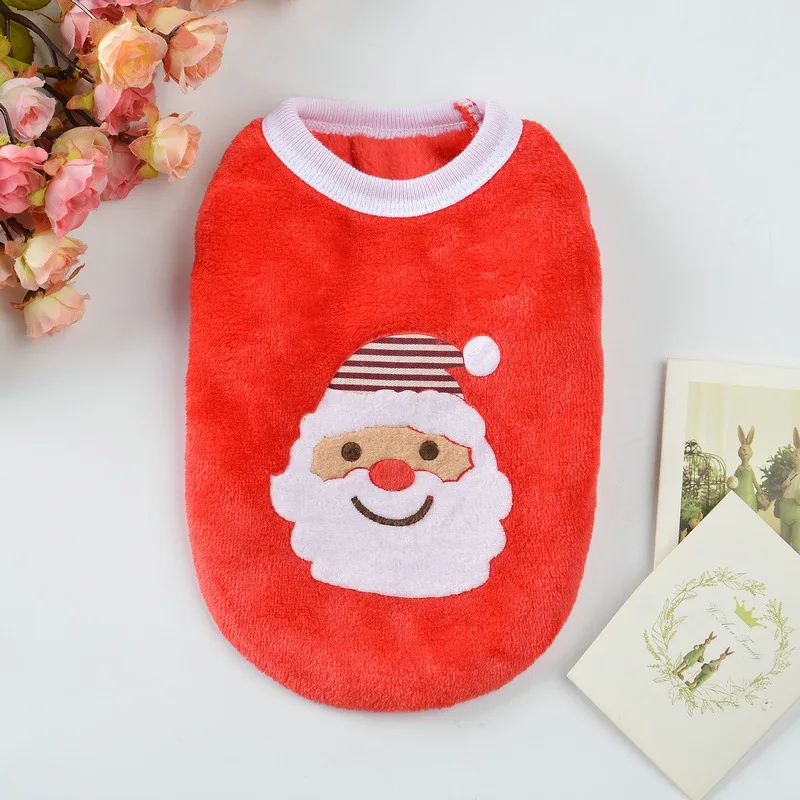 Cartoon Pet Dog Clothes for Dogs Winter Puppy Vest Clothing Small Chihuahua Yorkshire Shirt T-shirt Cat Costume |