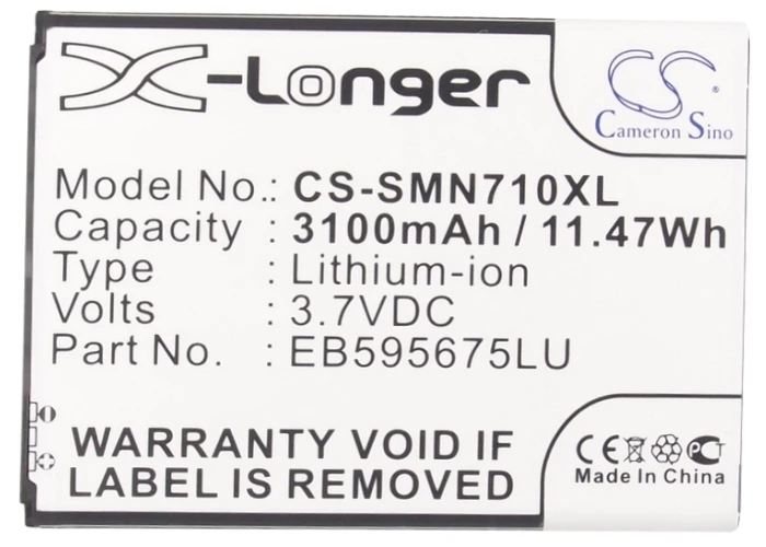 Cameron Sino 3100 мАч аккумулятор EB595675LU для Samsung Galaxy Note 2 N7100 N7105 N7105T N7108 N7108D N719 R950 E250 L900 /|cameron