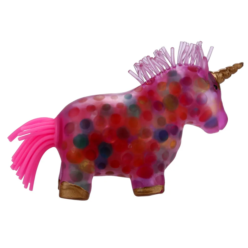 TELOTUNY милые куклы Ranibow unicornor губчатой бусина игрушка-давилка выдавливается игрушка Давление снятие стресса игрушка в подарок для детей Горячее предложение J23