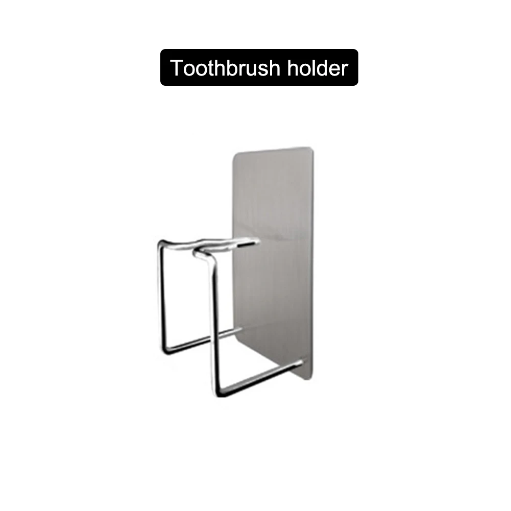 

Toothbrush Holder Storage Rack Stainless Steel Wall Hanging Adjustable For Bathroom MYDING