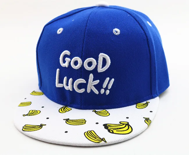 Детские парусиновые бейсболки унисекс с надписью GooD luck Детская уличная Кепка