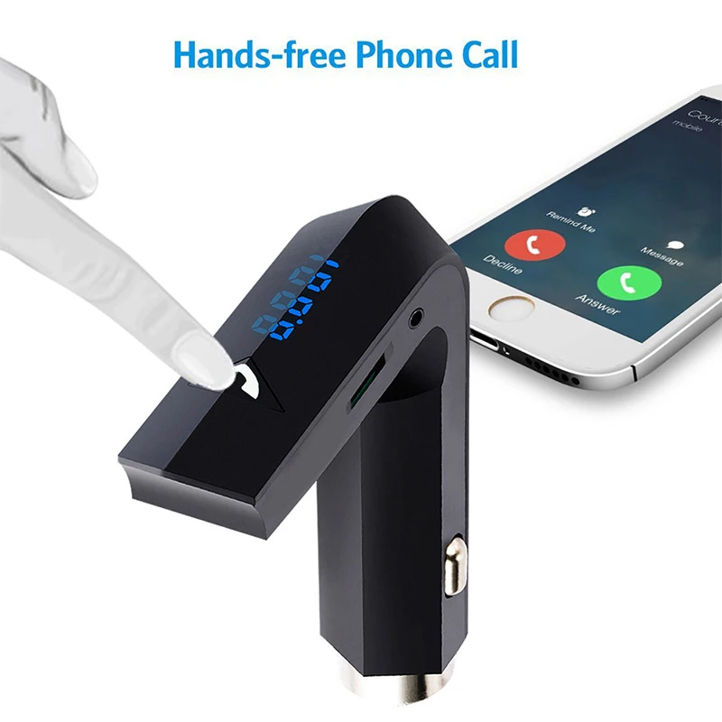 Автомобильный fm трансмиттер Bluetooth гарнитуры MP3 плеер радио Car Kit модулятор с 2.5A