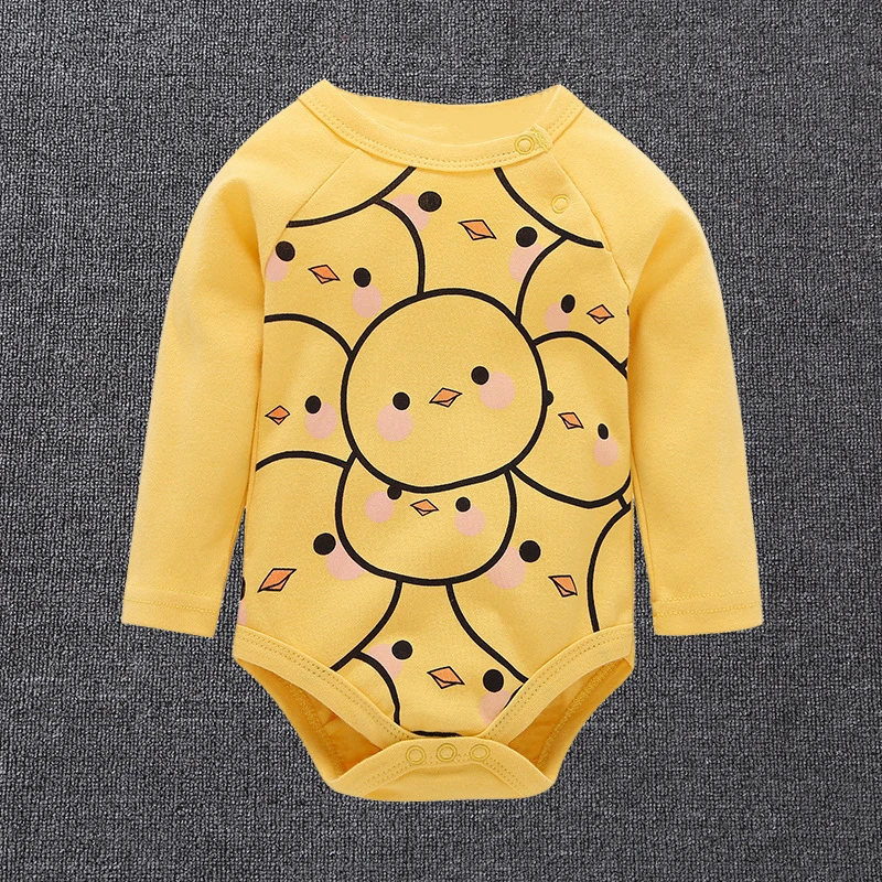 Spring Summer Newborn Baby Girls Boys Long Sleeve Triangle Romper Jumpsuit Cartoon panda Toddler Climbing Clothes Leotard Kid Gi | Мать и