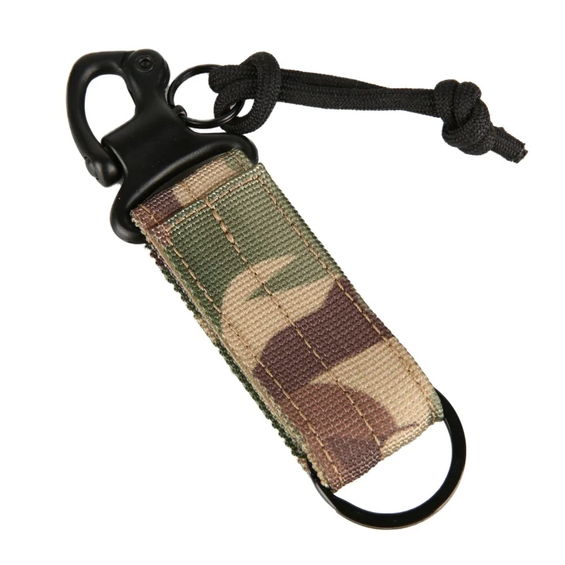 Carabiner High Strength Nylon Tactical Backpack Key Hook Webbing Buckle for Climbing Hanging System Molle Waist Belt Buckle 