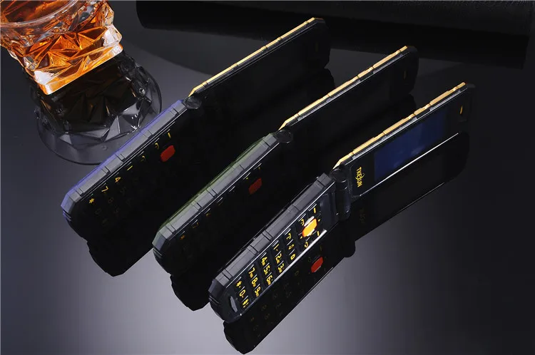 Китай Двойной Экран Раскладушка Флип Мобильный Телефон G5 Старший старший Старик