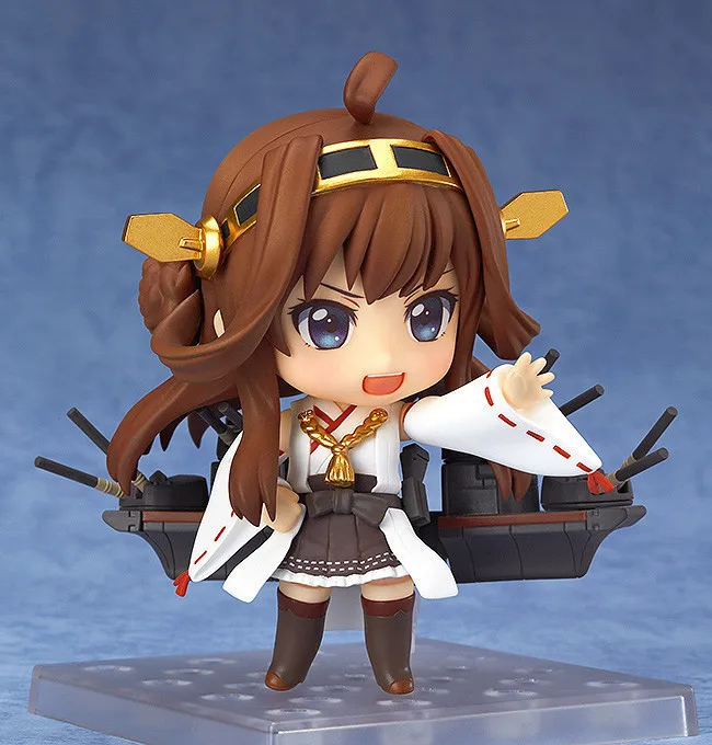 Аниме флота коллекция qversion Nendoroid 405 Kongo ПВХ Коллекция фигурку Модель игрушки куклы