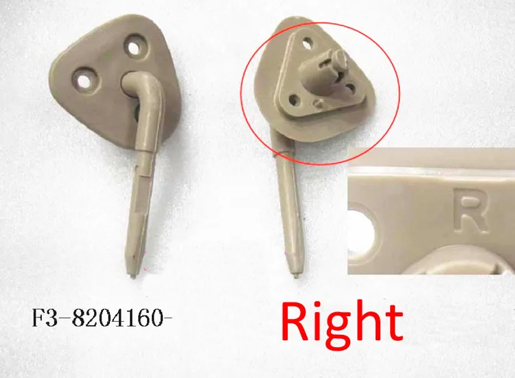 Right -2 1 шт. козырек клипса для Toyota Corolla 2003-2012 солнцезащитный козырек фиксированная Пряжка для BYD F3 F3R солнцезащитный козырек зажим солнцезащитный козырек вращающийся вал - Цвет: Right -2