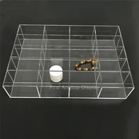 quality jewelry display trays with 20 compartment acrylic bracelets diy beads organizer box