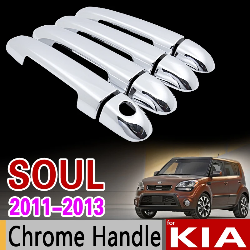 Комплект хромированной обшивки ручки двери для KIA Soul 2011 2012 2013 комплект модели