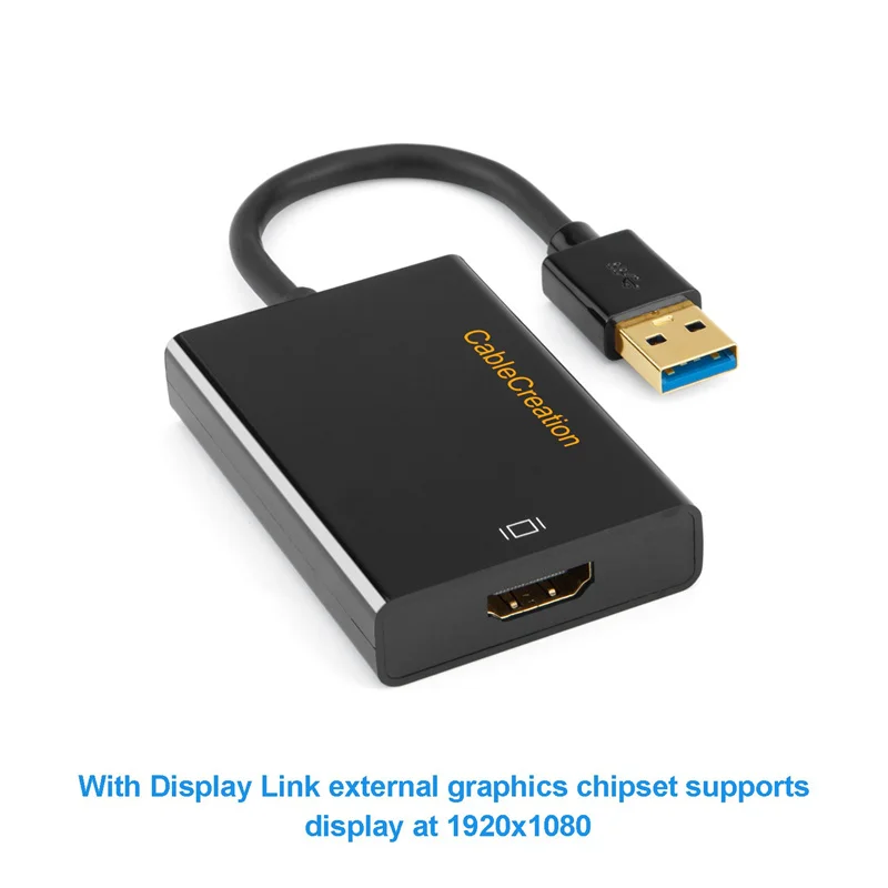 Адаптер USB HDMI (чипсет дисплея) внешняя видеокарта 3 0 совместимая с Windows 7/8/10 MacOS и