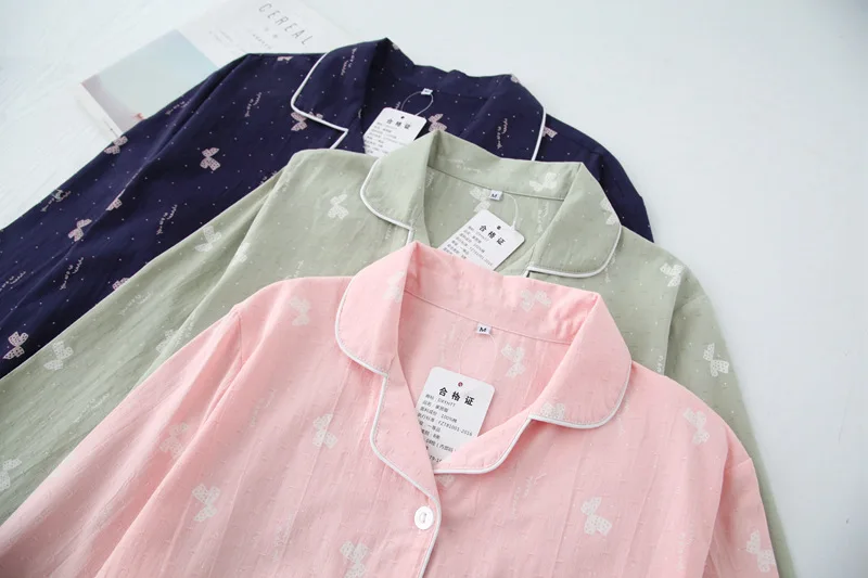 

Fdfklak Casual 2018 Cotton Pijamas Long Sleeve Printing Pajamas Set Autumn Winter Pyjamas Women Home Suit Sleepwear Pajama