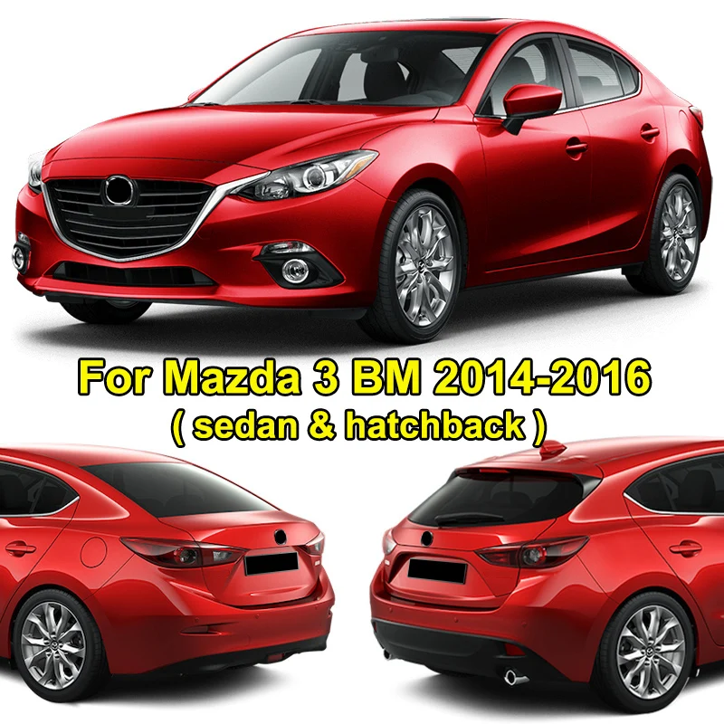 Подходит для Mazda 3 M3 Axela 2014 2015 2016 хромированная внутренняя панель рулевого колеса