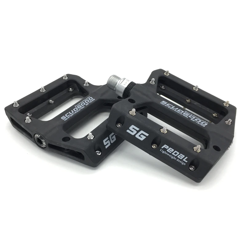 Новый дизайн горные педали для велосипеда нейлоновые волокна 4 цвета большие