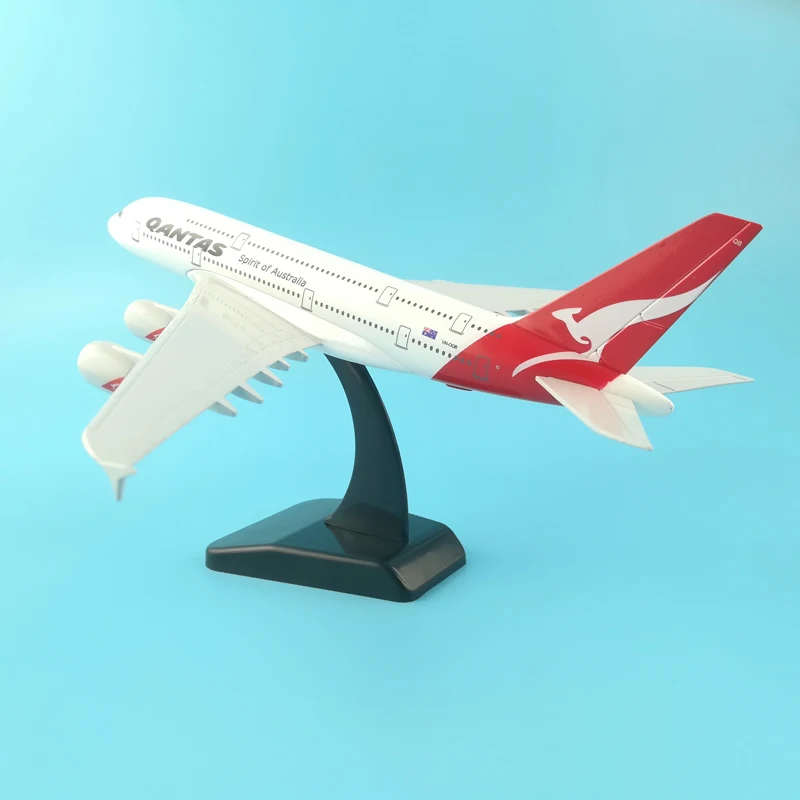 Модель самолета JASON TUTU 20 см модель Qantas аэробус A380 1:200 Литые металлические самолеты