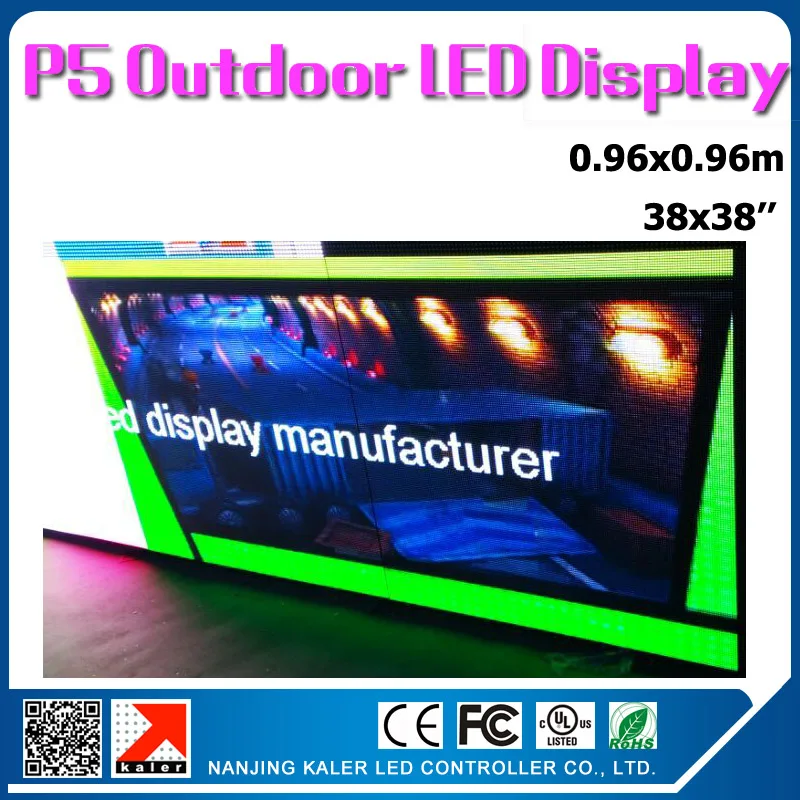 Led дисплей TEEHO P5 поверхностный монтаж полноцветный уличный 0 96x0 96 м