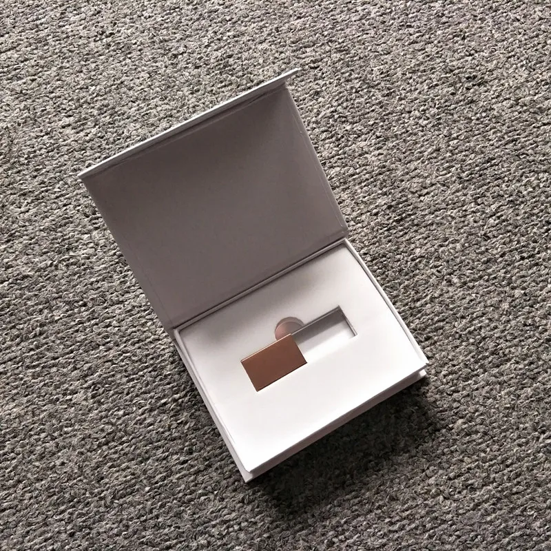 Флэш накопитель USB 2 0 с индивидуальным логотипом цвета розового золота флеш