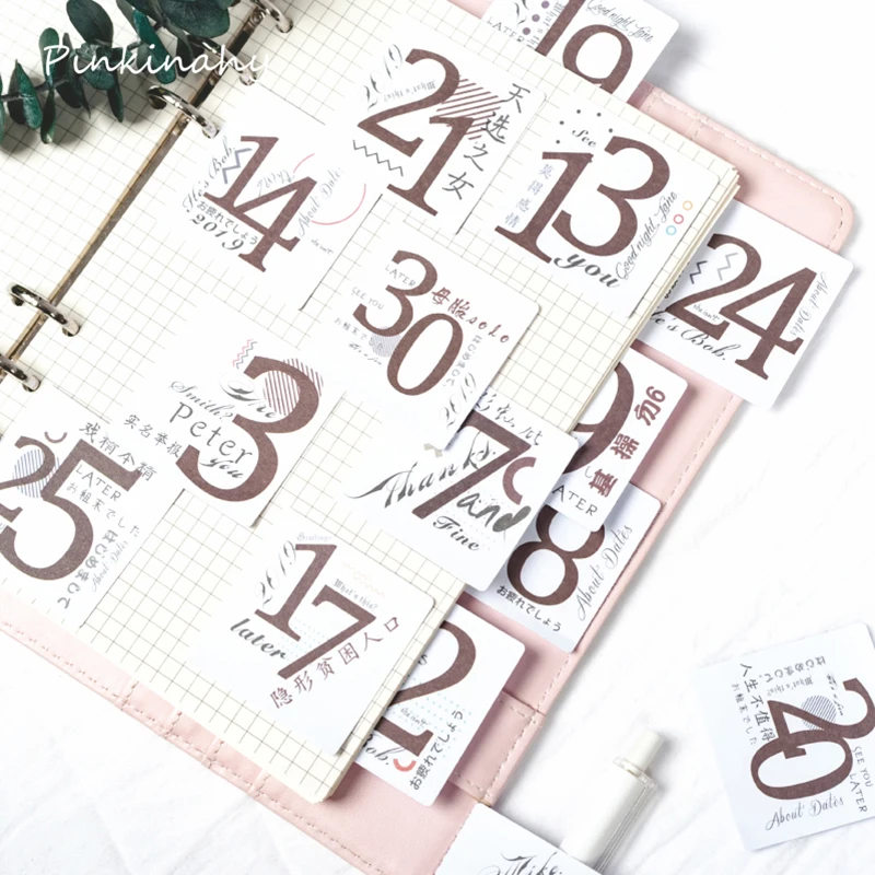 Месяц жизни мини бумажная наклейка украшение DIY Дневник Печать для скрапбукинга