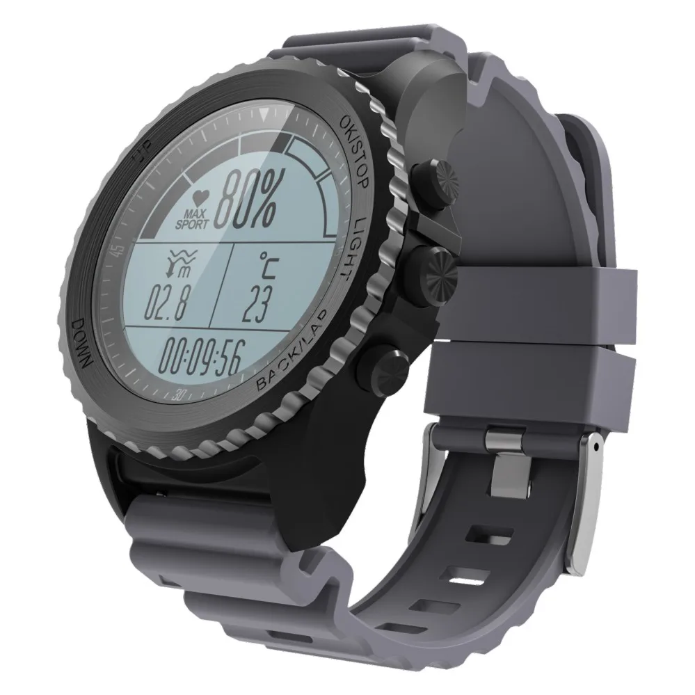 Smartch S968 Bluetooth Смарт-часы IP68 водонепроницаемый поддержка давления воздуха gps