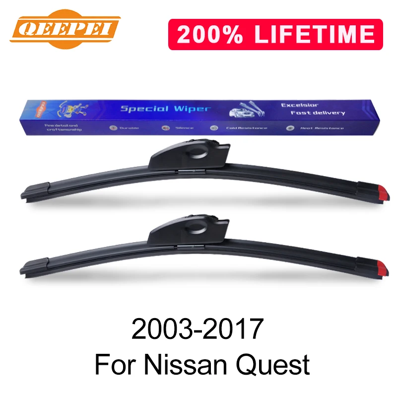 QEEPEI замена щетки стеклоочистителя для Nissan Quest 2003-2017 силиконовая резина лобового