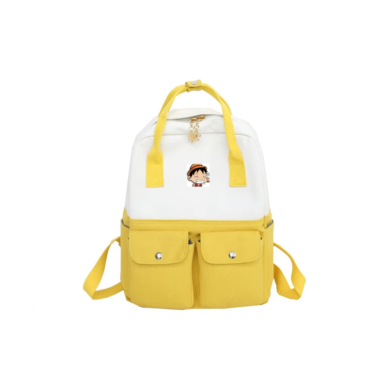 16 Мультфильм Сейлор Мун девушки рюкзак Mochila Feminina Милый Пикачу одна деталь Луффи сумка на плечо школьный ранец - Цвет: 16