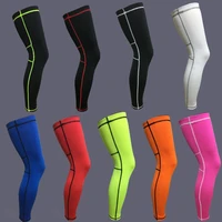 1 pair elastic basketball leg warmers calf thigh compression sleeves knee brace soccer volleyball cycling 9 colors