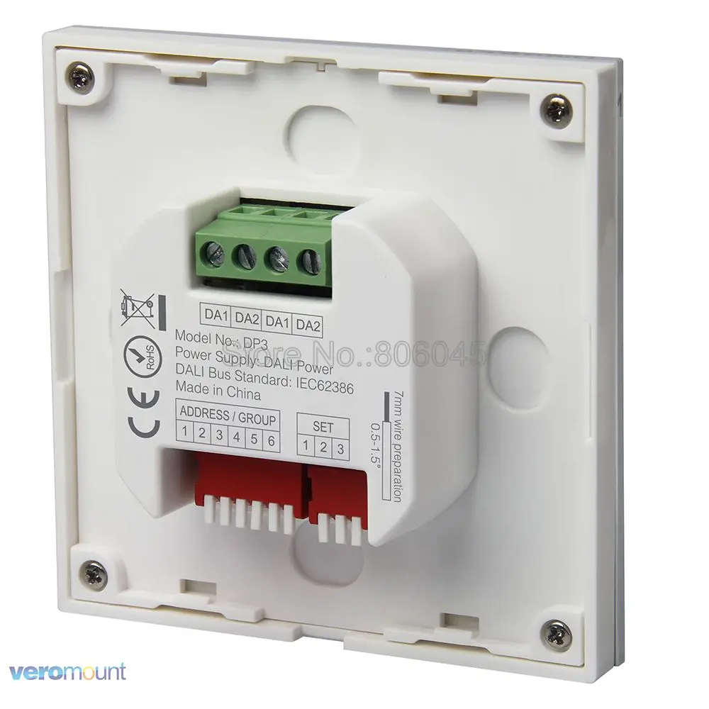 MiBOXER с цифровым адресным интерфейсом 86 сенсорный Панель RGB/RGBW/RGB + CCT 3 в 1 Smart